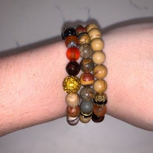 Beautiful beaded wrap bracelet